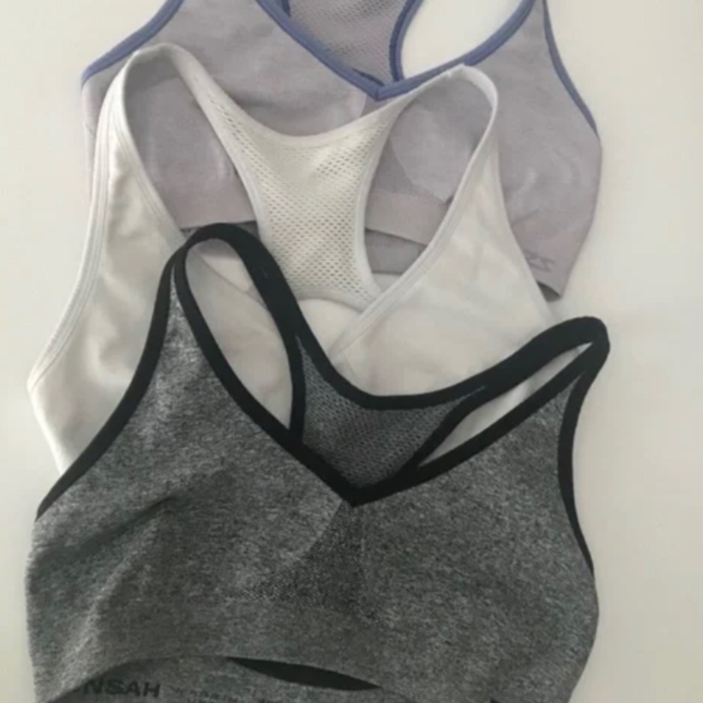 Set of 2 Sports bras, med-high impact